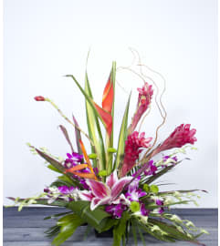 Tropical Day Breeze. An arrangement by Rancho Duarte Florist.