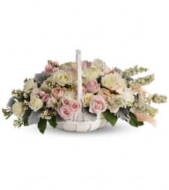 Dawn of Remembrance Basket. An arrangement by Devine Orchid.
