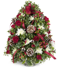 Celebration Flower Tree™. An arrangement by Abundant Flowers and Gift Shoppe.
