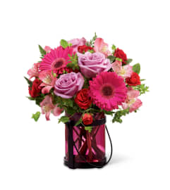 The FTD® Pink Exuberance™ Bouquet. An arrangement by Mystic Garden Floral.