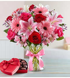 Fields of Europe™ Romance With Chocolate. An arrangement by Garden of Eden Floral.