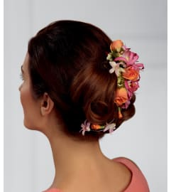 The FTD® Flowers-N-Frills™ Hair Décor. An arrangement by Mystic Garden Floral.