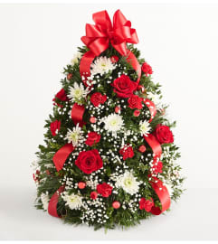 The Holiday Flower Tree® - Extra Large. An arrangement by Susana's Flowers. The Holiday Flower Tree® - Extra Large. An arrangement by Susana's Flowers.