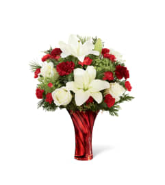 The FTD® Holiday Celebrations™ Bouquet 2015. An arrangement by Mystic Garden Floral.