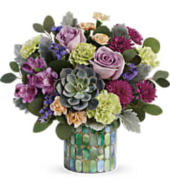 Marvelous Mosaic Bouquet. An arrangement by Marivel's Florist and Gifts.