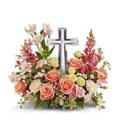 The Teleflora's Grace and Glory Bouquet. An arrangement by Marivel's Florist and Gifts. The Teleflora's Grace and Glory Bouquet. An arrangement by Marivel's Florist and Gifts.