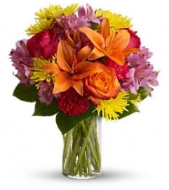 COLOURFUL BOUQUET. An arrangement by Marianna's Flower Island.