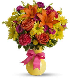 Teleflora's Hooray-diant!. An arrangement by Artistic Way Flowers.