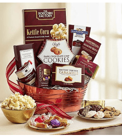 Classic Collection Gourmet Gift Basket. An arrangement by Graceland Florist.