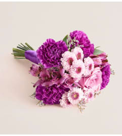 Prom Bouquet - Purple. An arrangement by Flowers of Jacksonville.