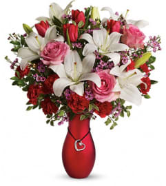 My Heart Is Yours Bouquet by Teleflora. An arrangement by Devine Orchid.