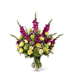 The FTD® Loveliness™ Arrangement. An arrangement by Petals.