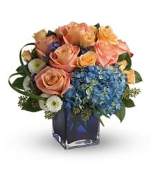 Teleflora's Modern Blush Bouquet. An arrangement by GardeLina Flowers.