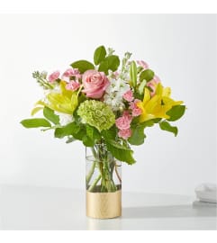 The Garden Delight Bouquet. An arrangement by Sueppel's Flowers.