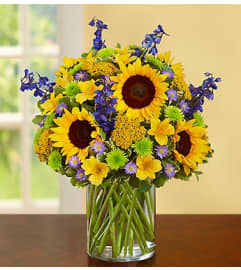 Fields of Europe™ for Summer Deluxe. An arrangement by Blessing and Blooms Florist.