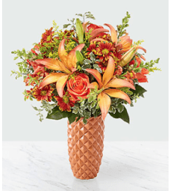 Warm Amber™ Bouquet. An arrangement by Mystic Garden Floral.