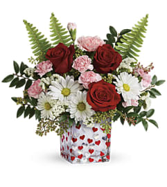 Teleflora's Pop Hearts Bouquet. An arrangement by Pompano Beach Floral.