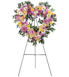 The Loving Heart Tribute. An arrangement by The Flower Boutique.