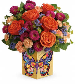 Teleflora's Gorgeous Gratitude Bouquet. An arrangement by Artistic Way Flowers.