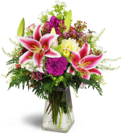 Spring’s Bounty Bouquet™. An arrangement by Erika's Flowers.