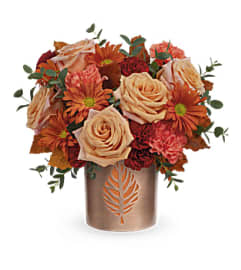 Teleflora's Lovely Leaves Bouquet. An arrangement by GardeLina Flowers.