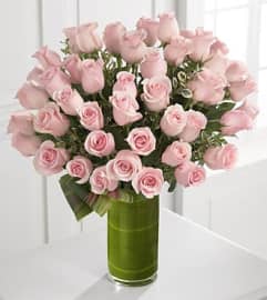Delighted Luxury Rose Bouquet. An arrangement by Mt. Scott Flowers.