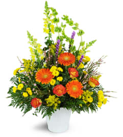 Everlasting Spirit. An arrangement by Detas Heavenly Florist.