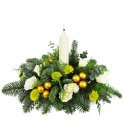 Snowy Days™. An arrangement by Hialeah Flowers.