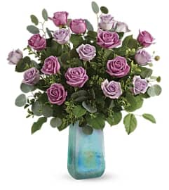 Teleflora's Watercolor Roses Bouquet. An arrangement by Margaret's Florist.