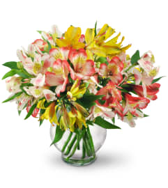 Perfect Peruvian Lilies. An arrangement by Vemongi Flowers.