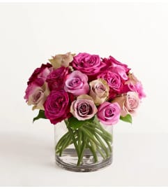 Contemporary Shades of Lavender Roses™. An arrangement by Flowers of Jacksonville.