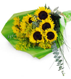Armful of Sunshine™. An arrangement by Erika's Flowers.
