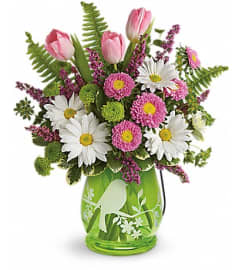 Teleflora's Songs Of Spring Bouquet. An arrangement by Pompano Beach Floral.