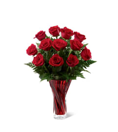The FTD® In Love with Red Roses™ Bouquet for Valentines. An arrangement by Mystic Garden Floral.