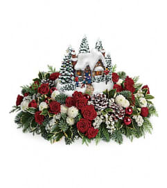 Thomas Kinkade's Country Christmas Homecoming. An arrangement by Devine Orchid. Thomas Kinkade's Country Christmas Homecoming. An arrangement by Devine Orchid.