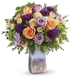 Teleflora's Amethyst Sunrise Bouquet. An arrangement by Pompano Beach Floral.