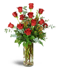 Roses are Romance™. An arrangement by The Flower Shop.