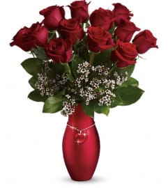 Teleflora's All My Heart Bouquet - Red Roses. An arrangement by Devine Orchid.