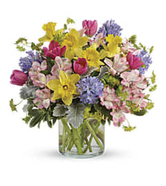 Springtime's Here Bouquet. An arrangement by Marivel's Florist and Gifts.