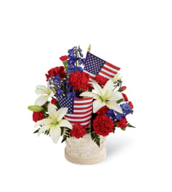 The FTD® American Glory™ Bouquet. An arrangement by Mystic Garden Floral.