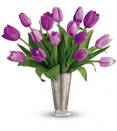 Tantalizing Tulips Bouquet by Teleflora. An arrangement by Artistic Way Flowers.
