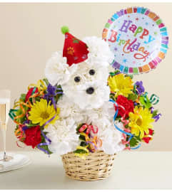 a-DOG-able Another Year Rover™. An arrangement by Flowers of Jacksonville.