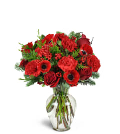Merry Making Bouquet™. An arrangement by Abundant Flowers and Gift Shoppe.