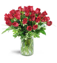 Unstoppable Romance™. An arrangement by Abundant Flowers and Gift Shoppe.