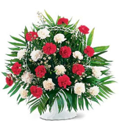 Hope and Honor Basket. An arrangement by Vaillant Florist.