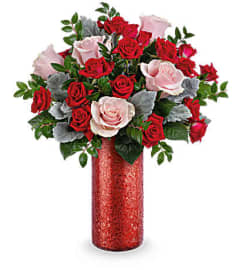 The Teleflora's Boldly Beautiful Bouquet. An arrangement by Marivel's Florist and Gifts.