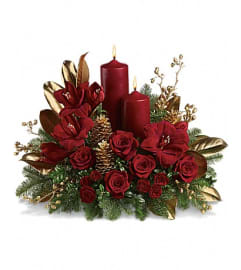 Elegance of Gold. An arrangement by Top Flower Designers.