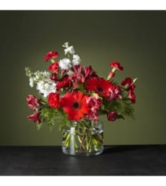 FTD® Big Red Bow Bouquet. An arrangement by Petals.