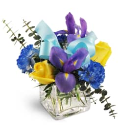 Boy, Oh Boy!. An arrangement by Yesterday's Florist and Gifts.