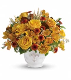 Teleflora's Country Splendor Bouquet. An arrangement by Marivel's Florist and Gifts.